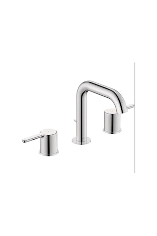 Duravit - C.1 3 Delikli Ankastre Lavabo Bataryası Sifon Kumandalı - C11060005010- Krom