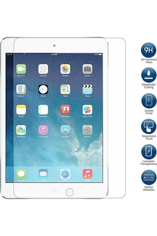 Apple Uyumlu iPad 10.2 9. Nesil 8.Nesil 7.Nesil Ekran Koruyucu Temperli Cam