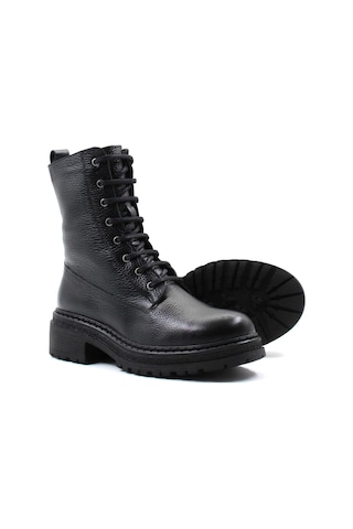 Fast Step Hakiki Deri Kadın Kalın Taban Bot 257sza621 001