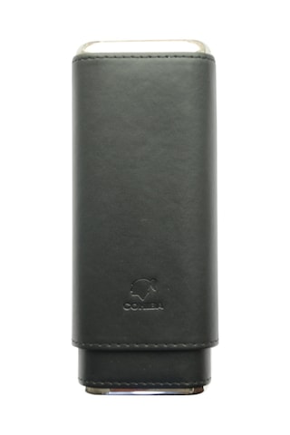 Cohiba İkili Siyah Deri Puro Kılıfı