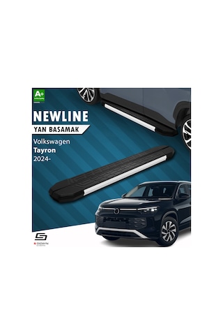 S-dizayn Vw Tayron 2 Newline Aluminyum Yan Basamak 193 Cm 2024 Üzeri A+ Kalite