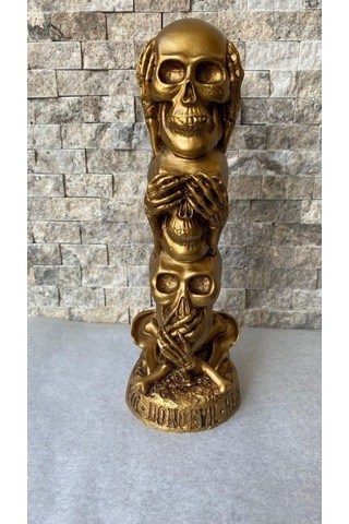 Gold Renkli Kuru Kafa Biblo