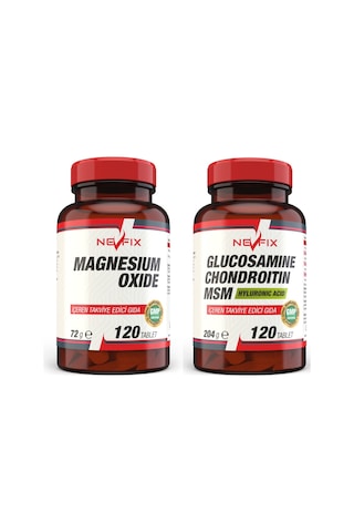 Nevfix Magnezyum 120 Tablet Glucosamine Chondroitin Msm 120 Tab.