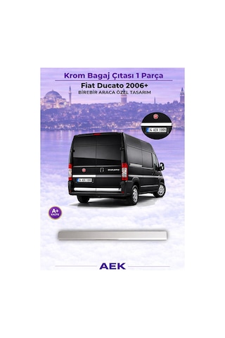 Fiat Ducato 2006-2024 Araca Özel Krom Bagaj Çıtası A+