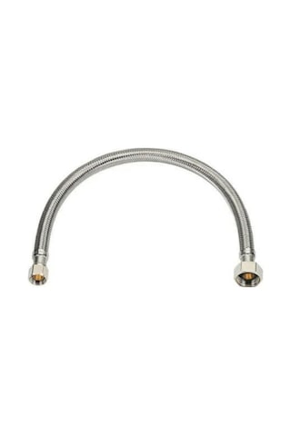 Çelik Flex Bağlantı, 1/2"-3/8", 30 Cm, Dişi Dişi Dişli 1