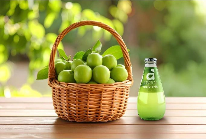 Avşar Yeşil Erik Aromalı Maden Suyu Şekersiz Tuzlu Erik 6x200 Ml 6 Adet