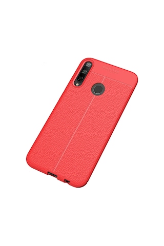 Newface - 173 - Huawei P40 Lite E Kılıf Auto Focus Kapak - Kmrsfres - - Kırmızı