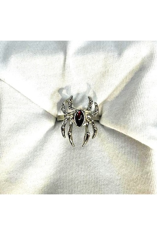 Dükkan Design Kırmızı Tarantula Ayarlanabilir Yüzük Kırmızı