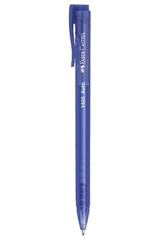 Faber Castell 1425 Auto Mavi Tükenmez Kalem 5'Li Set Faber-1425