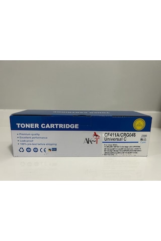 Ak Hp Cf411a/crg046 Mavi Uyumlu Toner 2300 Sayfa