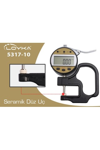 Loyka 5317-10 Kalınlık Komparatörü Mikrometre 0.01 Mm