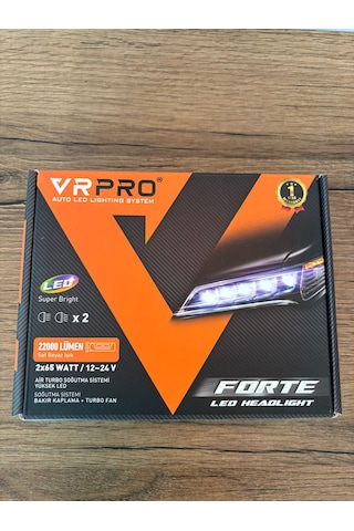 Vr Pro Forte 22000 Lümen H7 Yeni Nesil Led Xenon