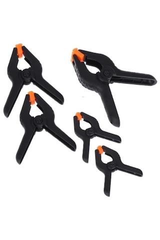 Kıskaç Klips Yaylı Işkence Plastik Kelepçe Güçlü Mafsallı Çene 5