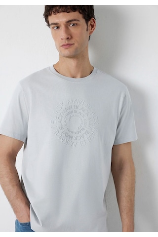 Mavi M0613531-70075 Mavi Black Baskılı T-shirt Erkek Tişort Gri