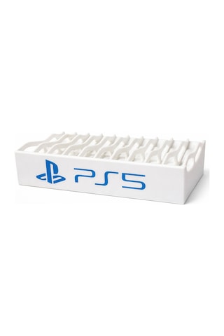 Ps5 Oyun Standı Playstation 5 Oyun Tutucu & Düzenleyici Masaüstü Ve Raf Tipi Beyaz Oyun