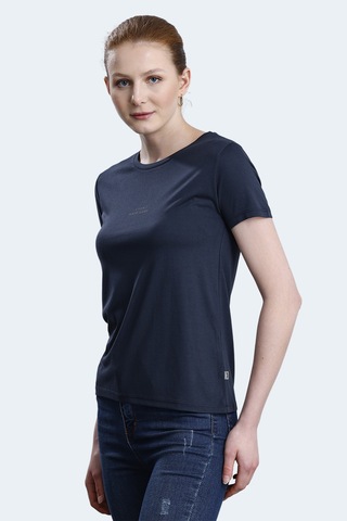Slazenger Paytons 5 Li Set Kadın Tişört Ekru - Siyah - Koyu Gri - Mürd