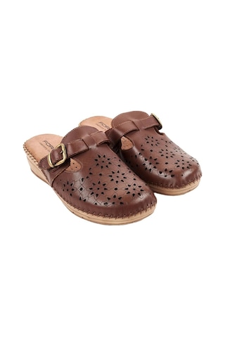 Forelli Cary-H 80625 Taba Kadın Günlük Sabo Terlik Taba