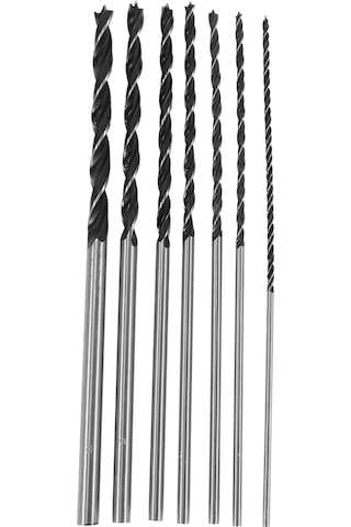 Sointeresting 7 Parça X Uzun Ahşap Matkap Ucu Seti 4mm 5mm 6mm 7mm 8mm 10mm 12mm X 300mm Brad Noktası