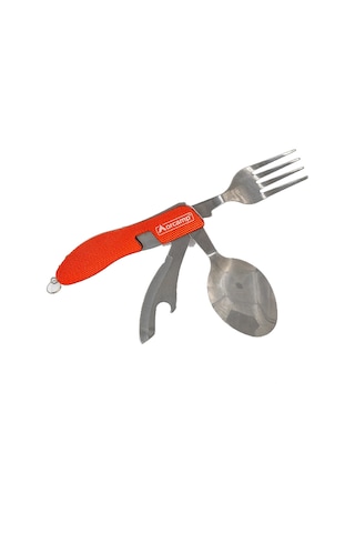 Kamp Çatal Kaşık Bıçak  Seti Gri