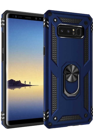 Galaxy Note 8 Kılıf Zore Vega Kapak Mavi