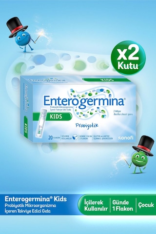 Enterogermina Kids 5 ML 20 Flakon 2'li