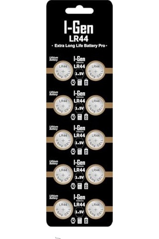 I-gen Batteries Lr44 1.5v Alkalin Düğme Pil Ag13, A76, L1154 10'lu Paket