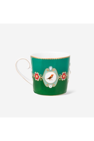Yeşil Porselen Kupa 150 Ml