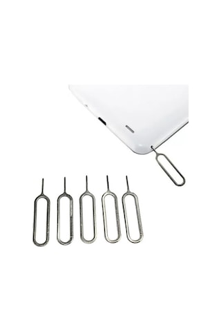 5 Adet Sim Kart Çıkartma Iğnesi Cep Telefonu Tablet..