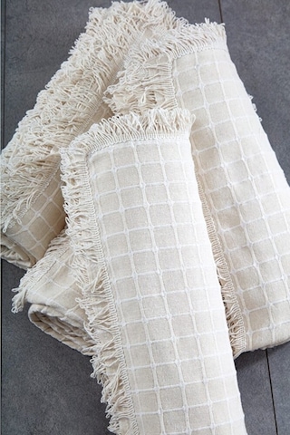 %100  Pamuklu Buldan Işi Çekyat-Koltuk Örtüsü 180 X 220