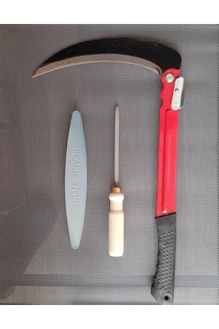 Katlanır Tırpan Ağaç Dal Ot Çalı Kesme Budama Orak Ve Tırpan Taşı