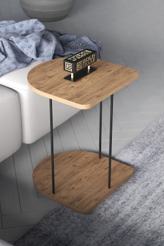Northcity Hnd Tekerlekli Oval Sehpa Çam Antlantik Çam