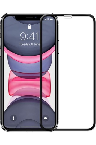 Pp Apple Uyumlu iPhone 11 Ekranı Tam Kaplayan 5d Ekran Koruyucu Yalnızca Ekran Koruyucu
