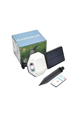 Powermaster Pm-14917 Sensörlü Kumandalı 3 Kademeli Solarlı Bahçe Aydınlatma Lambası Diğer