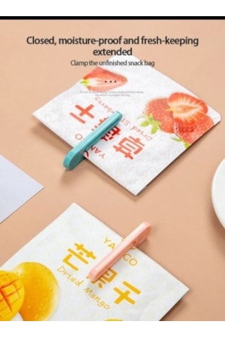 Paket Poşet Mandalı Klipsi 20 Adet