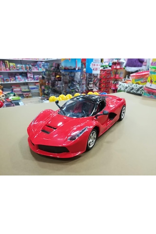 Uzaktan Kumandalı Kapıları Açılan Şarjlı Ferrari 1 : 16Ölçek Kır