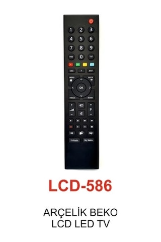 Ezel Glory Arçelik - Beko Uyumlu Lcd - Led Tv Kumandası - Lcd 586