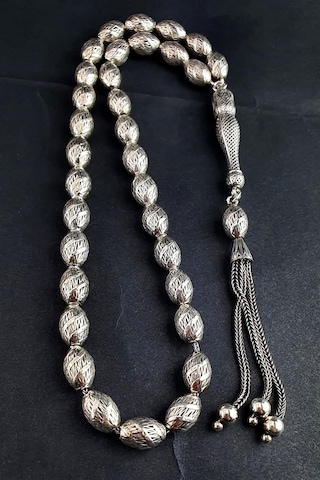 925ayar Gümüş El İşi Tasarım Tesbih 25496735