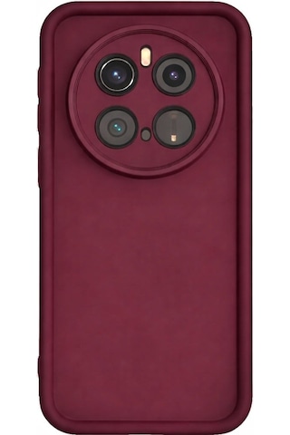 Honor Magic 7 Pro Uyumlu Kamera Çıkıntılı Mat Silikon Telefon Kılıfı Bordo