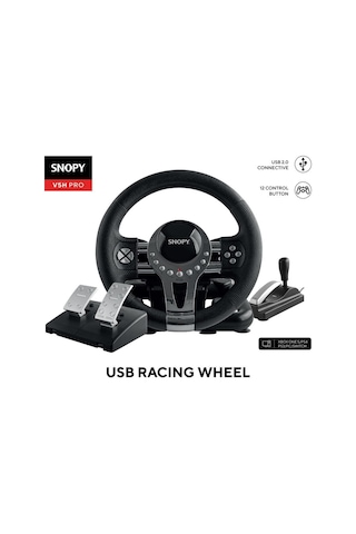 Snopy V5h Pro Xbox One S/ps4/ps3/pc/swıtch Metalik Pro Oyuncu Direksiyonu