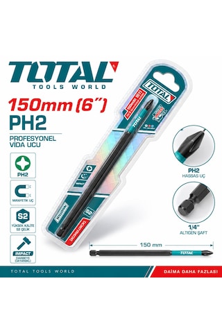 Total Ph2 150mm Darbeli Yıldız Uç