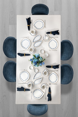 Emsan Casilda Porselen 32 Parça 6 Kişilik Kahvaltı / Servis Takı Beyaz