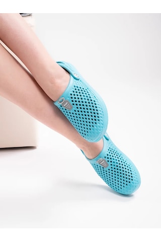 Optımoll Kapalı Terlik Sabolar Kauçuk Plaj Terlikleri 397349142 Açık Mavi