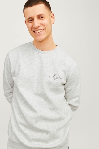 Jack & Jones Jjferrıs Sweat Crew Neck Beyaz Erkek Sweatshirt 000000000102016897 Beyaz