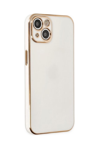 Apple Uyumlu iPhone 15 Kılıf Luxury Seri Kamera Korumalı Silikon Kapak