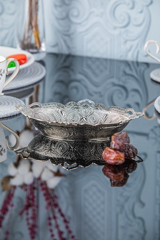 Payitaht Oval Hurmalı Gümüş