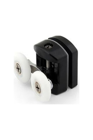 Duşakabin Tekerleği Rulman Tekeri Seti Metal 8'Li Siyah