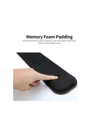 Dancemonkey Köpük Klavye Bilek Desteği Ofis Oyun Klavyesi Bilek Desteği Ergonomik Klavye Bilek Desteği Siyah