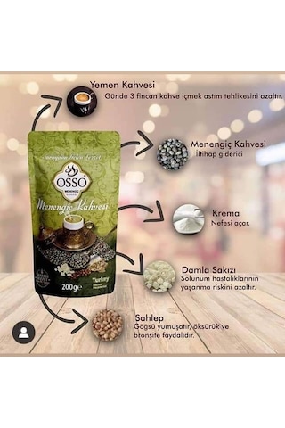 Osso Menengiç Kahvesi 200 Gr Öğütülmüş