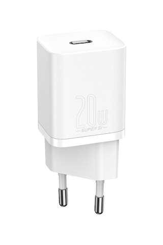 Baseus Super Si 1C 20W Hızlı Şarj Adaptörü + Type-C To Lightning Kablo
