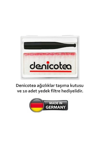 Bektobacco Denicotea 20228 Karbon Filtreli Ext.Slim Sig.Ağızlığı Syh(5 Mm)